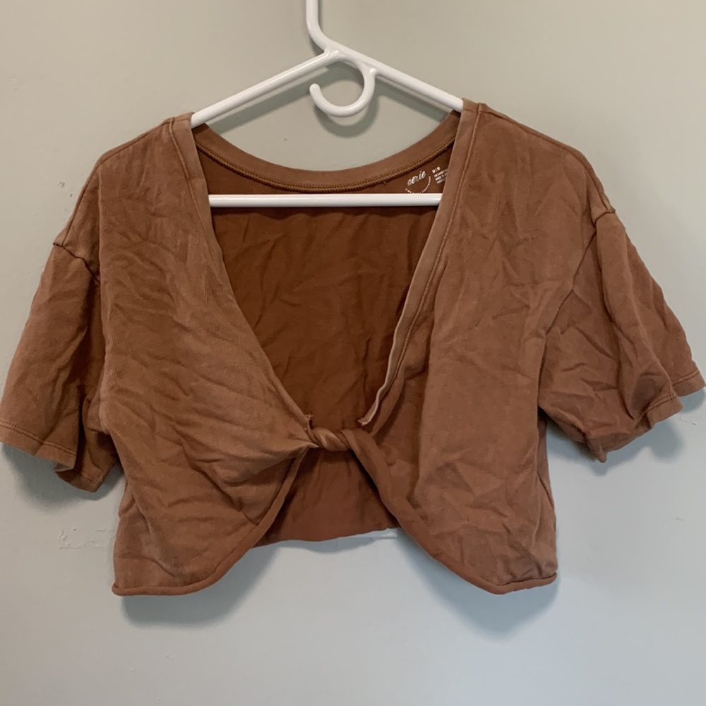 Aerie twist crop top (reversible)